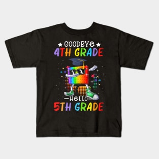 Goodbye 4th Grade Hello 5th Grade Popping It Kids T-Shirt